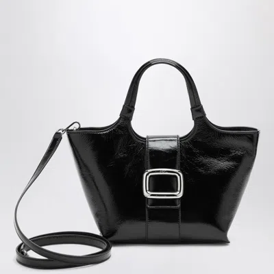 Roger Vivier Mini Viv Chock Tote Bag In Patent