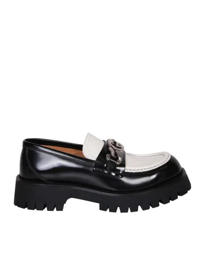 Gucci Women's Logo Detail Leather Loafers In Black