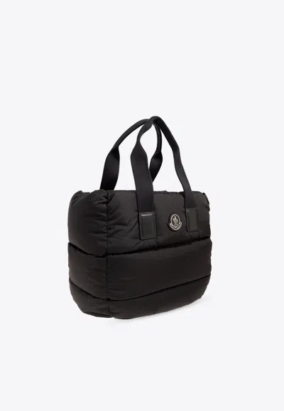 Moncler Caradoc Padded Tote Bag In Black