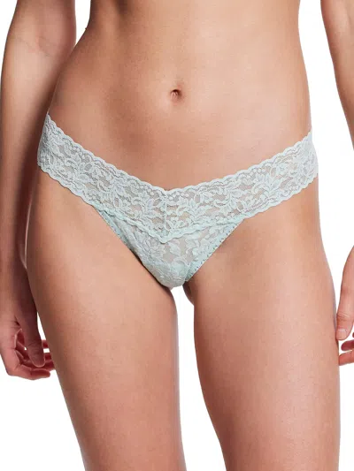 Hanky Panky Signature Low Rise Thongs In Blue