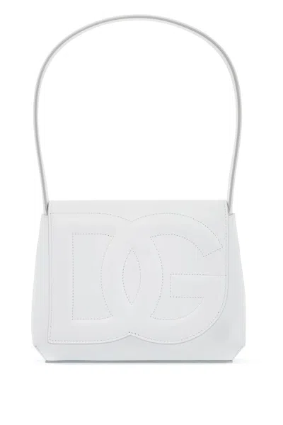 Shop Dolce & Gabbana Dg Logo Shoulder Bag In White