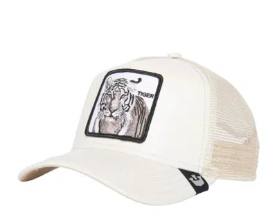 Goorin Bros The Killer Tiger Vegan Leather Trucker Hat 101-0421-whi In White
