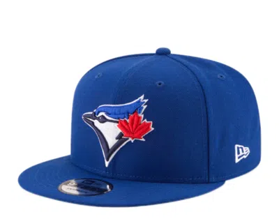 New Era 9fifty Mlb Toronto Blue Jays Basic Royal Blue Snapback Hat 11590992 In Blue