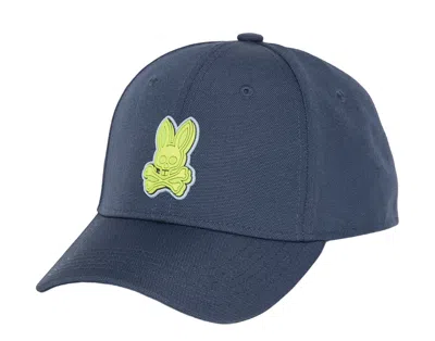 Psycho Bunny Banks Baseball Cap Navy B6a622x1ht-nvy In Blue