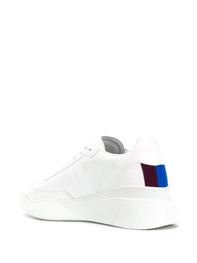 Shop Stella Mccartney Stella Mc Cartney White Eco Leather Low Top Sneakers