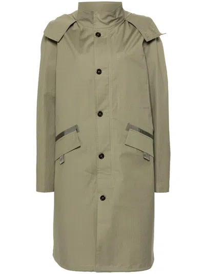 Apc A.p.c. Parka Austin In Green