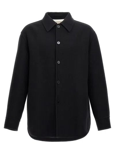 Shop Jil Sander Wool Coat In Black