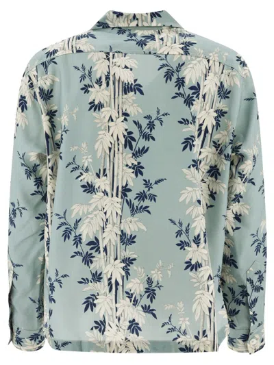 Bode Bamboo Forest Shirts Light Blue In Blue