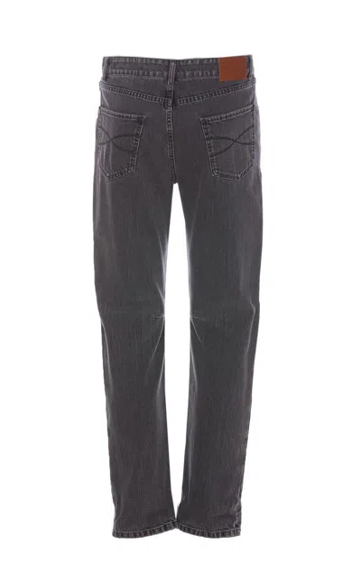 Shop Brunello Cucinelli Jeans In Grey