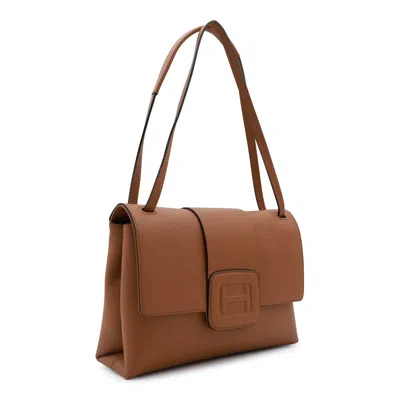 Shop Hogan Bags In Cognac Scuro