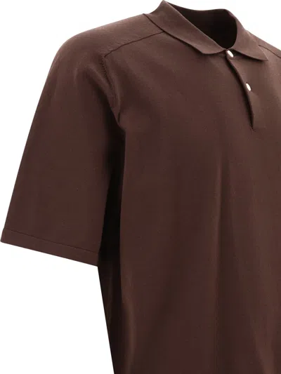 Nonnative Dweller Polo Shirts In Brown