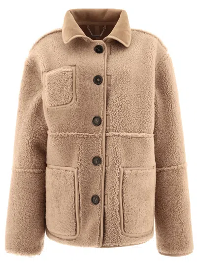 Shop Saks Potts "ada" Jacket In Beige