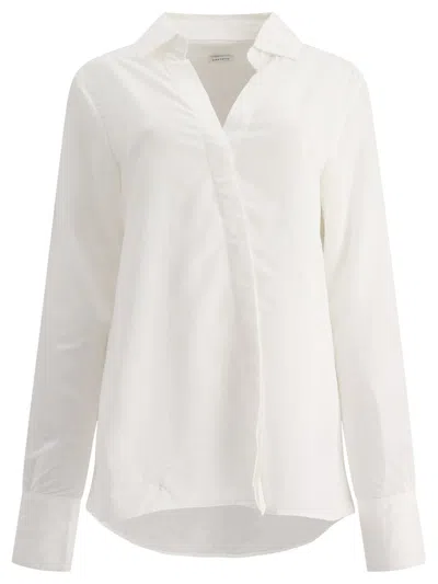 Saks Potts Irene Shirts White In White