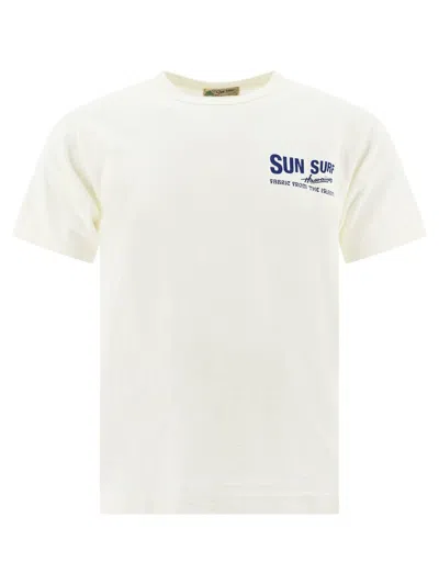 Shop Toyo Enterprise Sun Surf "ginza" T-shirt In Beige