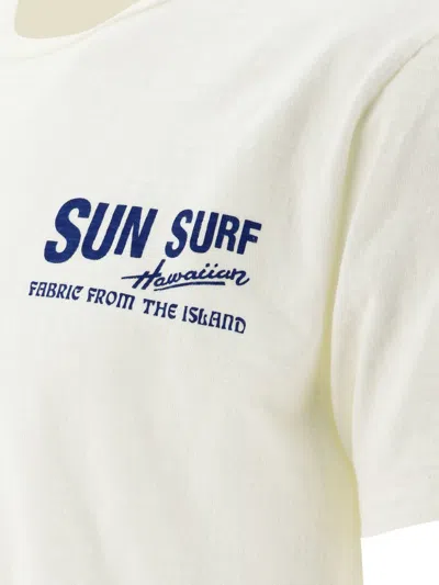 Shop Toyo Enterprise Sun Surf "ginza" T-shirt In Beige