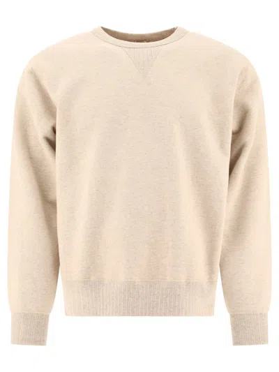 Shop Toyo Enterprise Whitesville "whitesville" Crewneck Sweatshirt In Beige