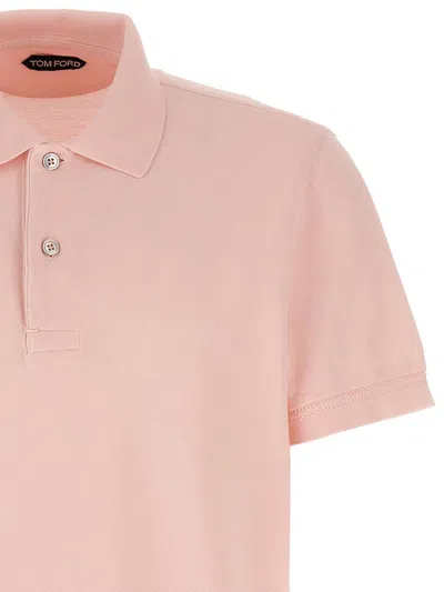 Shop Tom Ford 'tennis' Polo Shirt In Pink