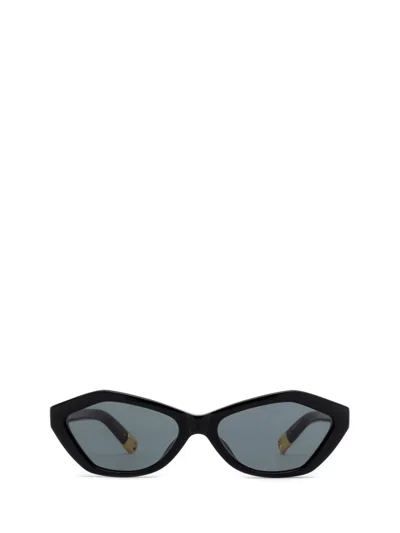 Shop Jacquemus Sunglasses In Black