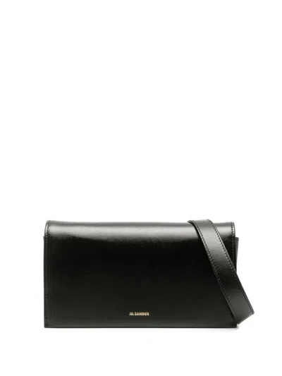 Shop Jil Sander All-day Bag With Buckle Bags In Black