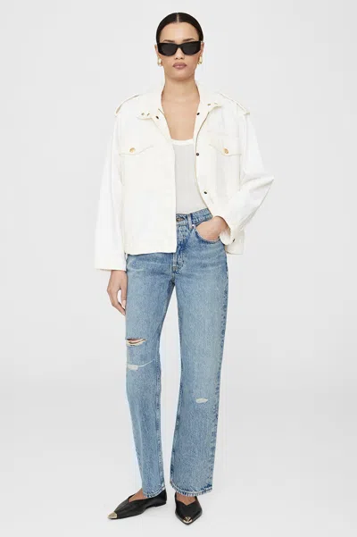 Anine Bing Audrey Jacket In Ivory In Ivory