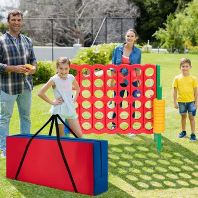 Hivvago Giant Carry Storage Bag For 4 In A Row Game With Durable Zipper