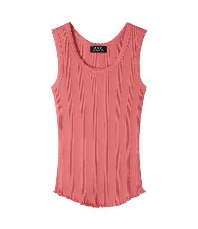 Apc Lolita Tank Top In Pink