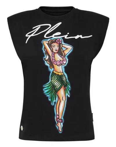 Philipp Plein Aloha Logo-print Tank Top In Black