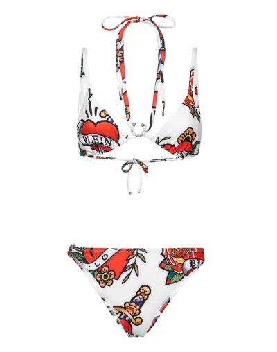 Philipp Plein Love Bikini In Multi