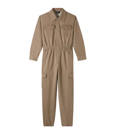 Apc Danica Jumpsuit In Grey