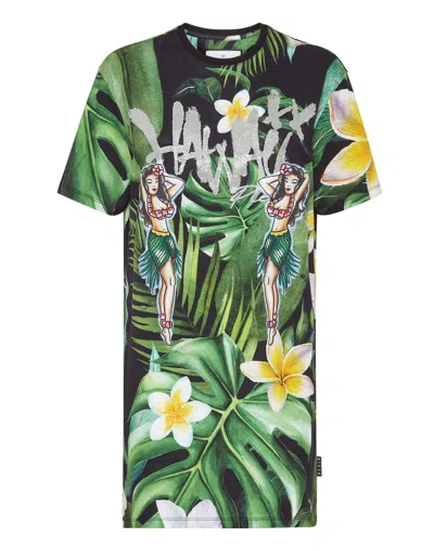 PHILIPP PLEIN T-SHIRT DRESS HAWAII 