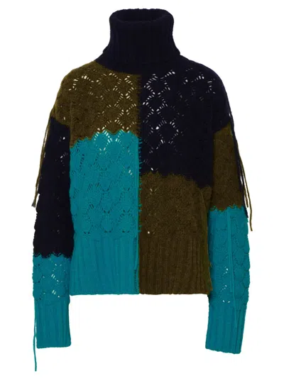 Alanui Patchwork Knit Sweater