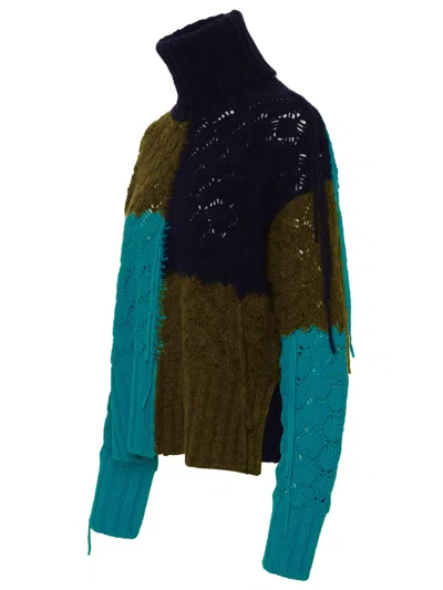 Alanui Patchwork Knit Sweater