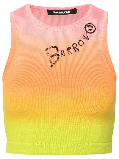 Barrow Rainbow Knitted Crop Top