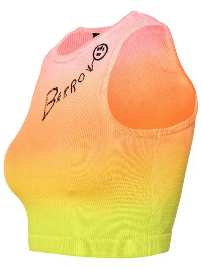 Barrow Rainbow Knitted Crop Top