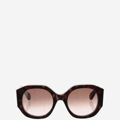 Shop Chloé Chloè Logo Sunglasses