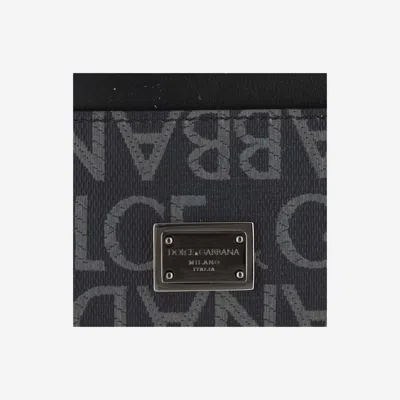 Shop Dolce & Gabbana Coated Jacquard Card Holder