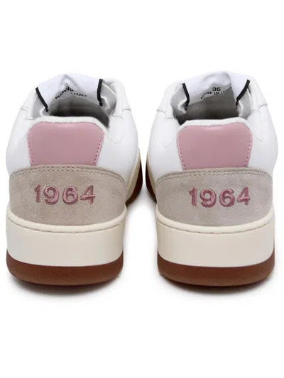 Dsquared2 Spike Sneaker In White Leather