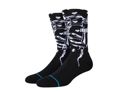 Stance Graphic-print Crew Socks In Black
