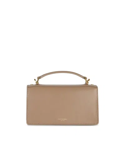 Shop Golden Goose Small 'venezia' Beige Palmellata Lear Bag