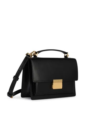 Shop Golden Goose Venezia Bag In Black Palmellata Lear