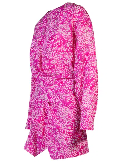 Isabel Marant 'speak' Robe En Mélange De Soie