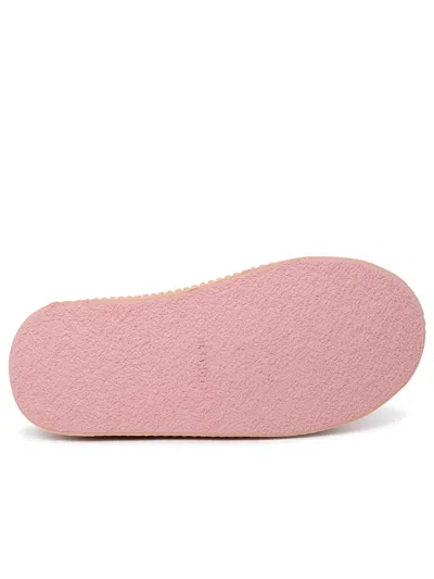 Jil Sander Pink Canvas Sneakers