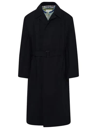 Shop Maison Margiela Marina Militare Cotton Trench Coat