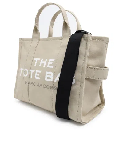 Marc Jacobs (the) Small Traveler Tote Aus Beigefarbener Baumwolle In Mini Tote Bag