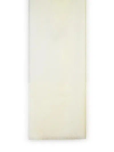 Max Mara Magico White Wool Scarf