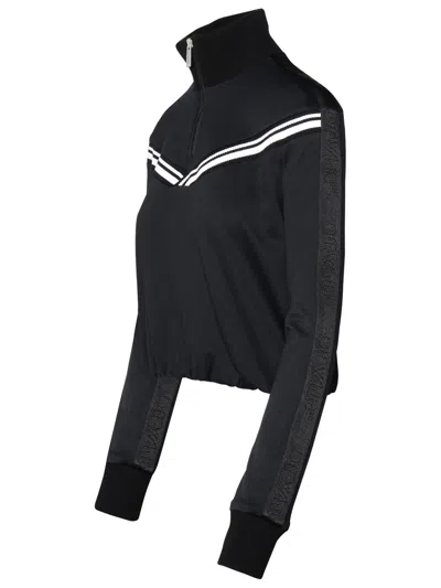 Shop Off-white Off White Black Polyamide Blend Sporty Sweatshirt