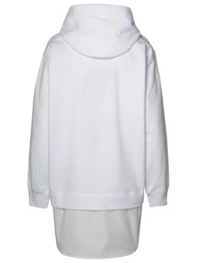 Shop Patou White Cotton Sweatshirt