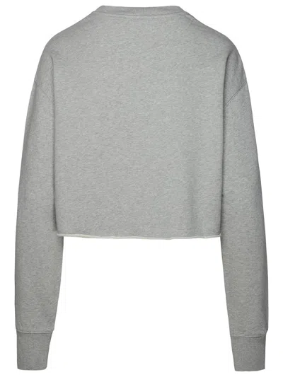 Stella Mccartney Stella Mc Cartney 's Wave' Grey Organic Cotton Sweatshirt