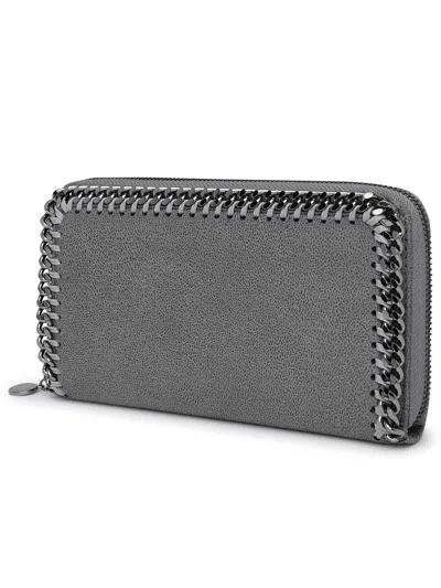 Stella Mccartney Zipped Around Continental Wallet Eco Shaggy Deer
