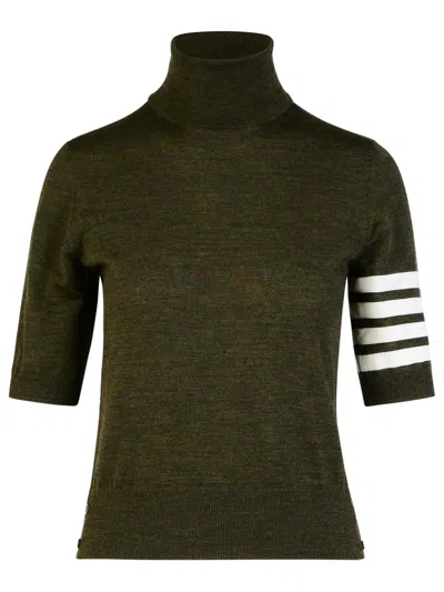 Thom Browne 4-bar High-neck Knitted Top
